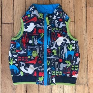 Reversible Patagonia light down toddler vest